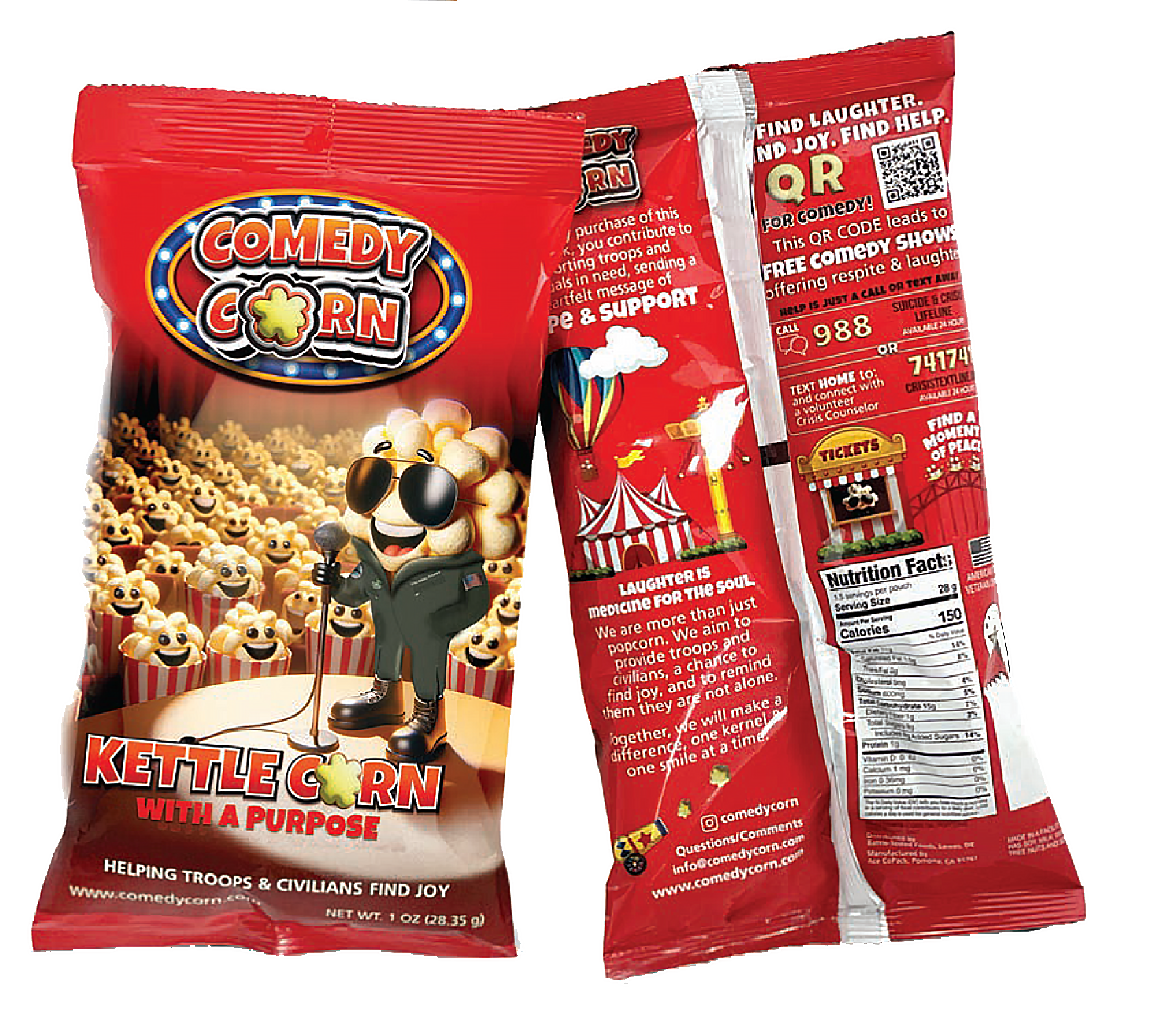 Comedy Corn: Kettle Popcorn with a Purpose