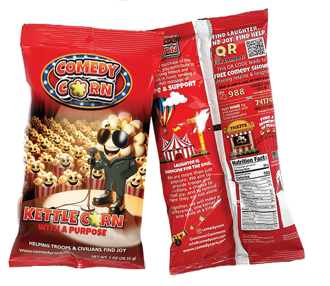 Comedy Corn: Kettle Popcorn with a Purpose